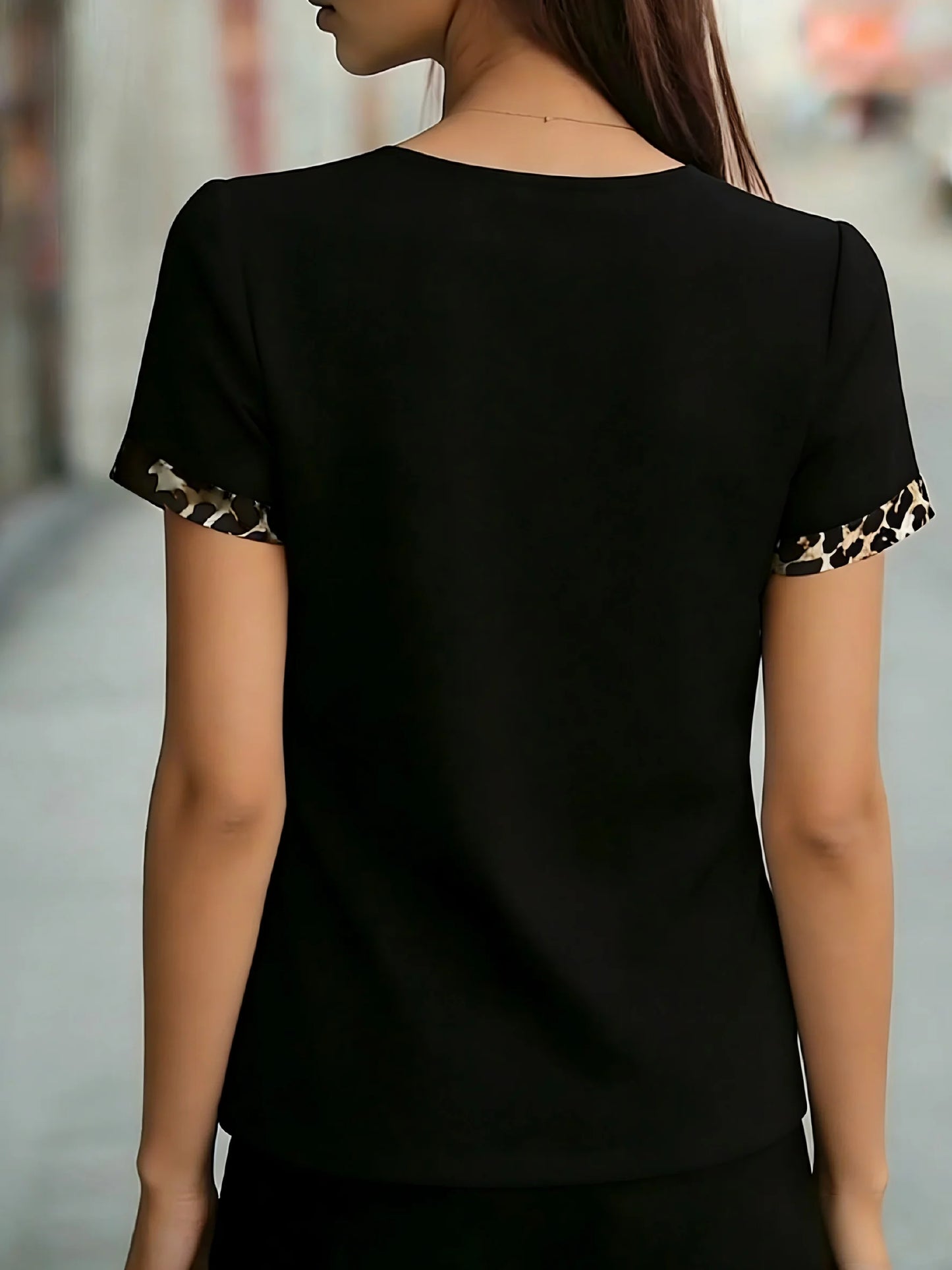 Temperament Loose Woman Shirt Fashion Casual Blouse Elegant short Sleeve Woman Shirt Holiday Weekend Top