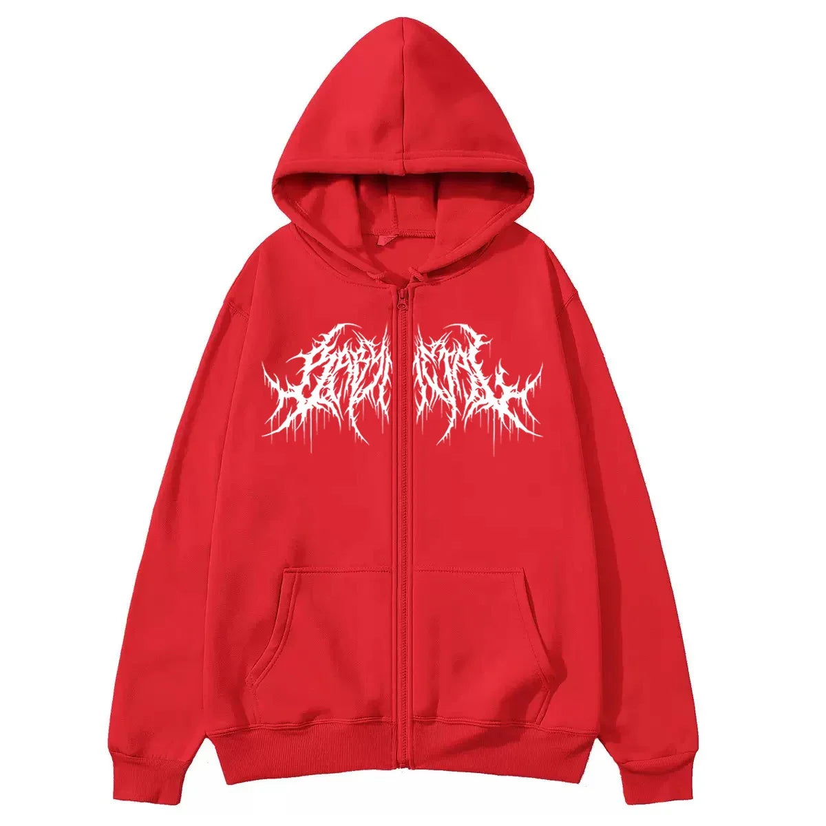 Y2K Zip-Up Hoodie, Men, Clothes with Graphic Prints, Hip Hop Style, Gothic 2026 Autumn Winter Keep Warm Long Sleeves Sweatshirt
