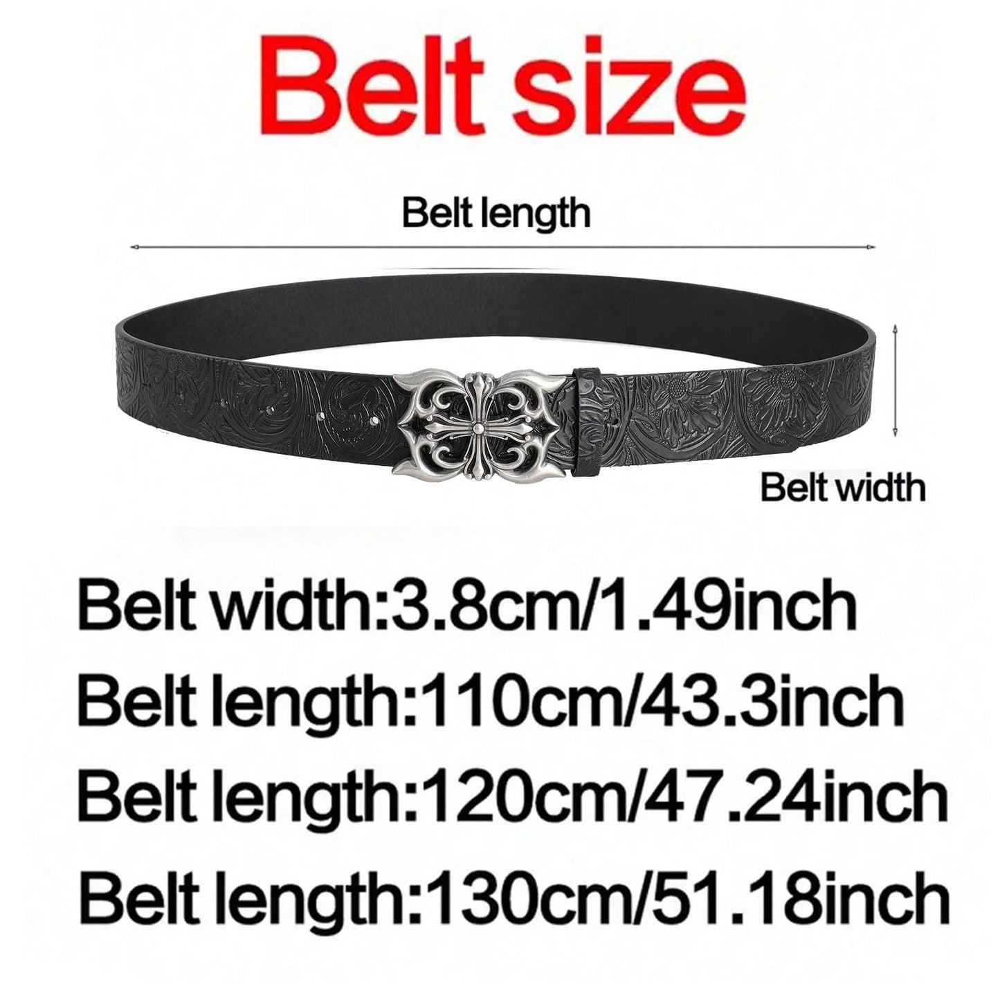 New Fashion Personalized Belt For Men Women Punk Rock Y2K Belts Men's Belt Bohemian Style - Retro Men's Belt Bohemian Style