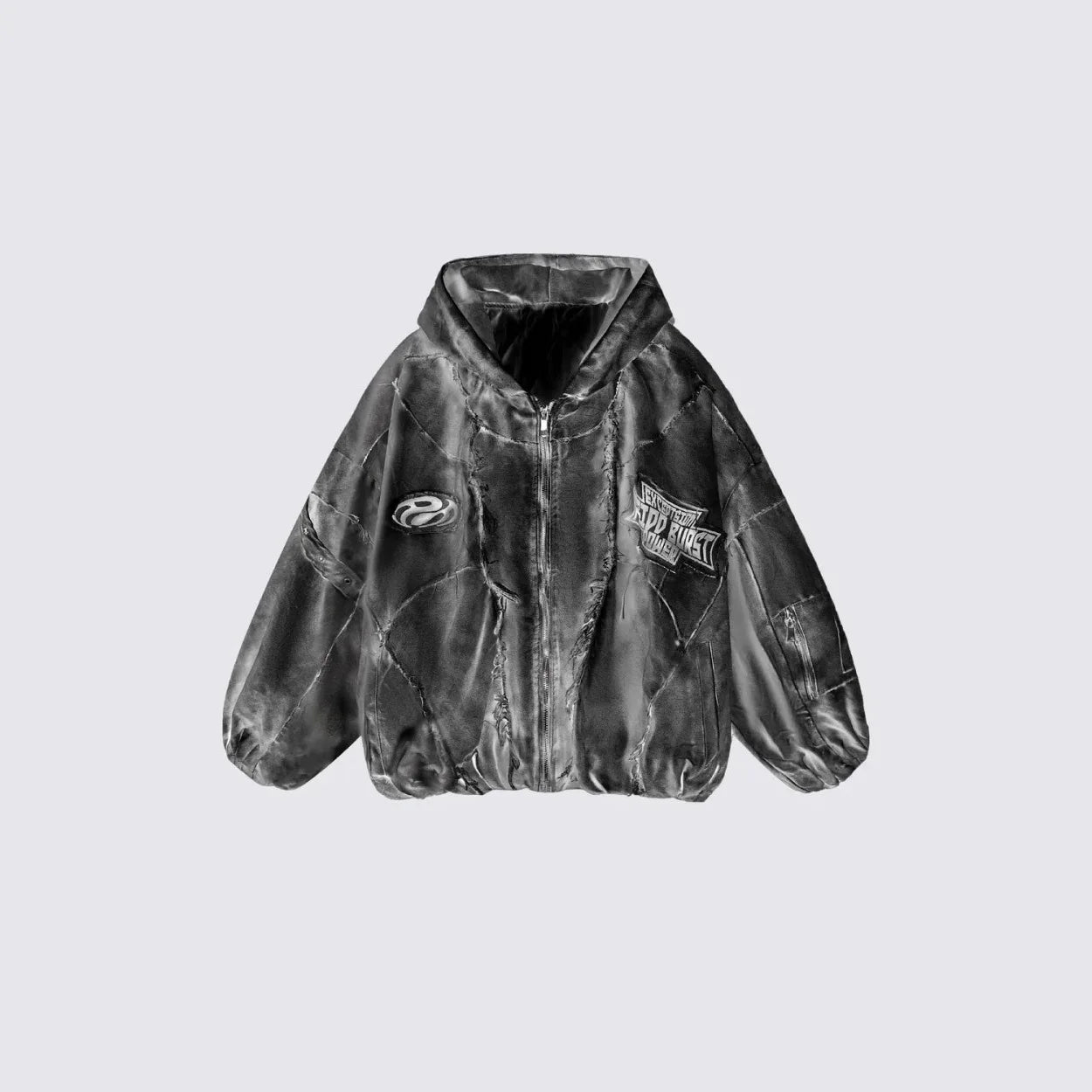 Autumn Winter New Men's Tide Original Design Techwear High Street Fashion Trend Vintage Jacket Chic Casual Coats Ins