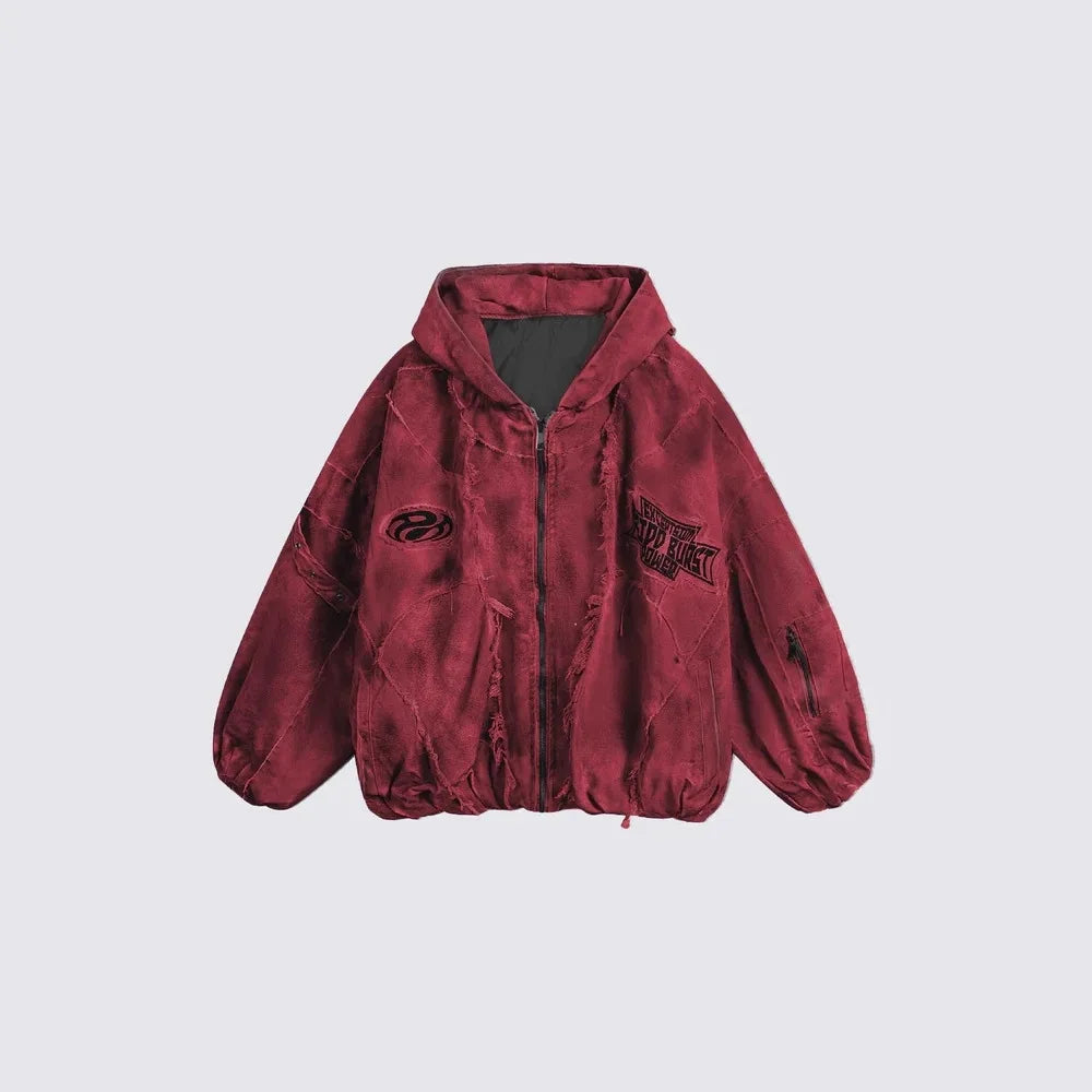 Autumn Winter New Men's Tide Original Design Techwear High Street Fashion Trend Vintage Jacket Chic Casual Coats Ins